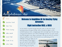 Tablet Screenshot of amphibianair.com